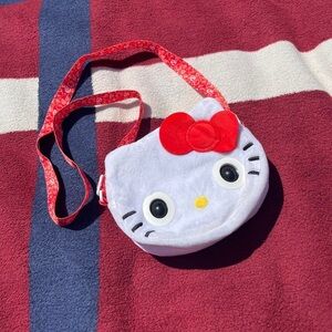 Hello Kitty Sanrio Interactive Purse White Blinking Eyes Crossbody Bag eyes move